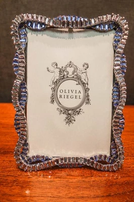 Marco de fotos Olivia Riegel cristal "Cydney" 4x6 nuevo en caja Foto 1 de 4