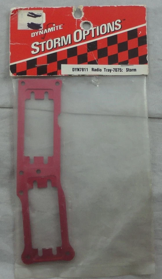 Bandeja servo de aluminio GS Storm 1:8 Buggy rojo 7075 de Dynamite DYN7811 Foto 1 de 1