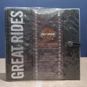 Harley Davidson Motorcycles Great Rides Photo Scrapbook (New) - Picture 1 of 13