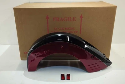 Nuevo guardabarros trasero genuino Honda 2002-2009 VTX1800S VTX1800 R S T rojo y negro OEM Foto 1 de 4