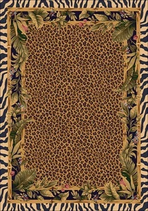 5x8 Milliken Jungle Safari Skins Tropical Zebra Area Rug - Approx 5'4"x7'8" - Picture 1 of 1