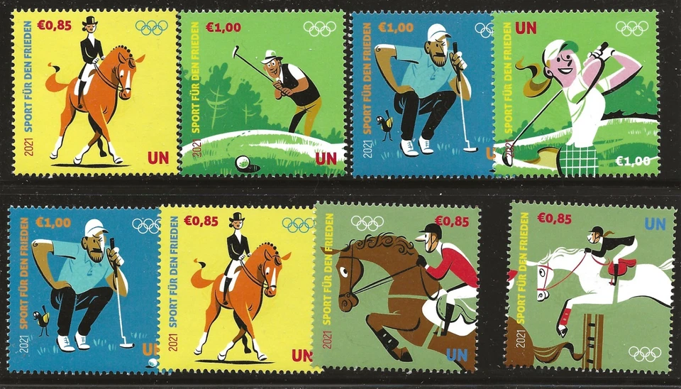 UN Scott #Vienna 674-79, Singles 2021 Complete Set FVF MNH - Image 1 of 1