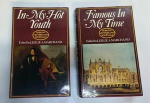 Lord Byron's Letters & Journals Volumes 1 & 2 Marchant Hard Bound Books - Picture 1 of 7