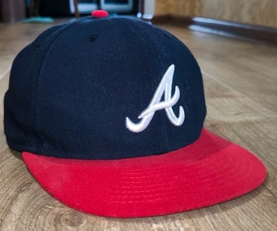 New Era Atlanta Braves MLB 59 Fifty  Size 7 1/2 - Image 1 of 4