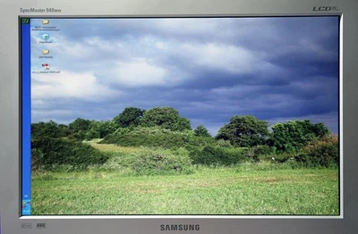 Samsung 940MW SyncMaster 19"-Breitbild-LCD-Monitor TV SCART VGA DVI Tuner - Bild 1 von 4