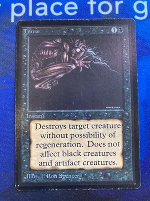 MTG Terror Beta Moderately Played Magic the Gathering - Image 1 of 2