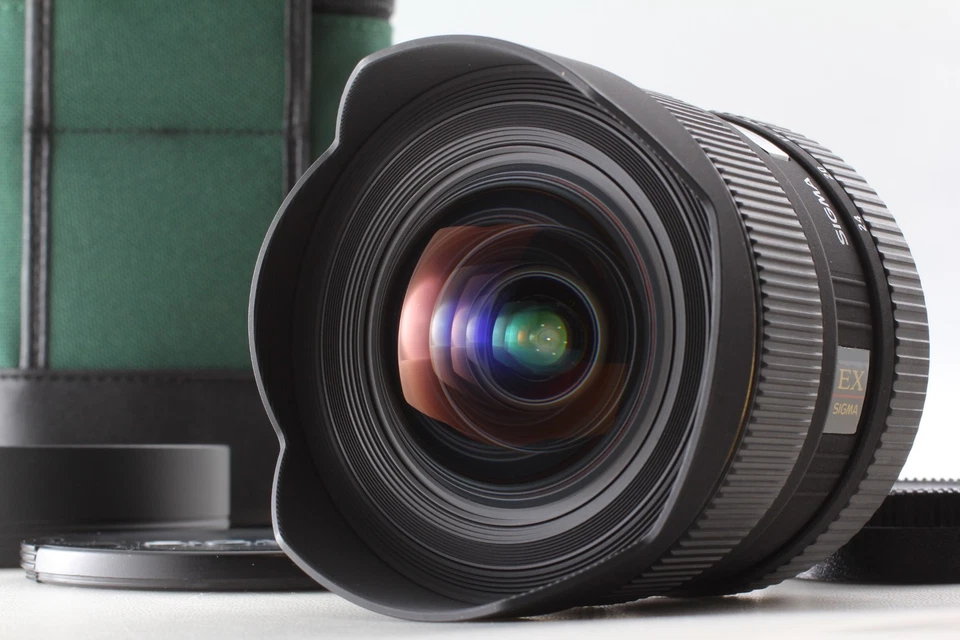 [Exc + 4 con estuche] Lente SIGMA AF 12-24mm F/4.5-5.6 EX DG HSM para Nikon... - Imagen 1 de 4