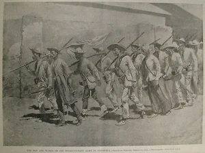 FREDERIC REMINGTON ESERCITO RIVOLUZIONARIO VENEZUELA 1892 HARPER'S WEEKLY - Foto 1 di 2