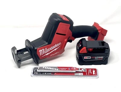 Milwaukee 2719-20 M18 FUEL Brushless HACKZALL 5.0XC Battery FREE BLADES - Image 1 of 4
