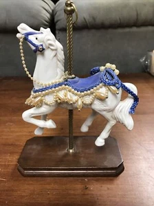 Porcelain Carousel Horse - Picture 1 of 5