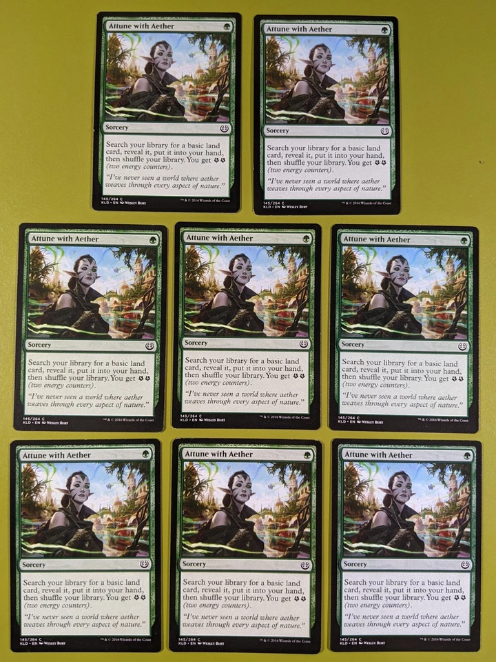 8 Attune with Aether Kaladesh Magic the Gathering MTG 8 - Image 1 of 1
