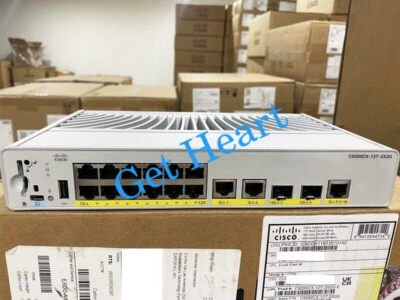 C9200CX-12P-2X2G-E Cisco C9200CX 12port 1G, 2x10G, 2x1G, PoE+, Network Essential - Image 1 of 4
