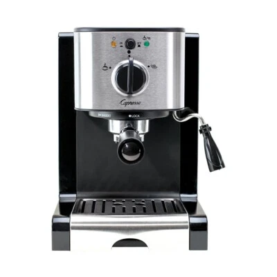 Capresso Espresso and Cappuccino Machine EC100 Black and Stainless steel - Image 1 of 4