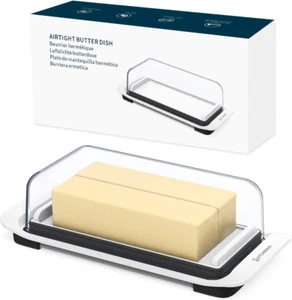 Large Airtight Butter Dish with Lid for Countertop and Fridge, Butter Keeper,... - Picture 1 of 12