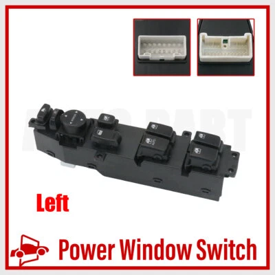 Interruptor de ventana eléctrica del lado del conductor delantero izquierdo para Hyundai Veracruz 2007-2012 Foto 1 de 4