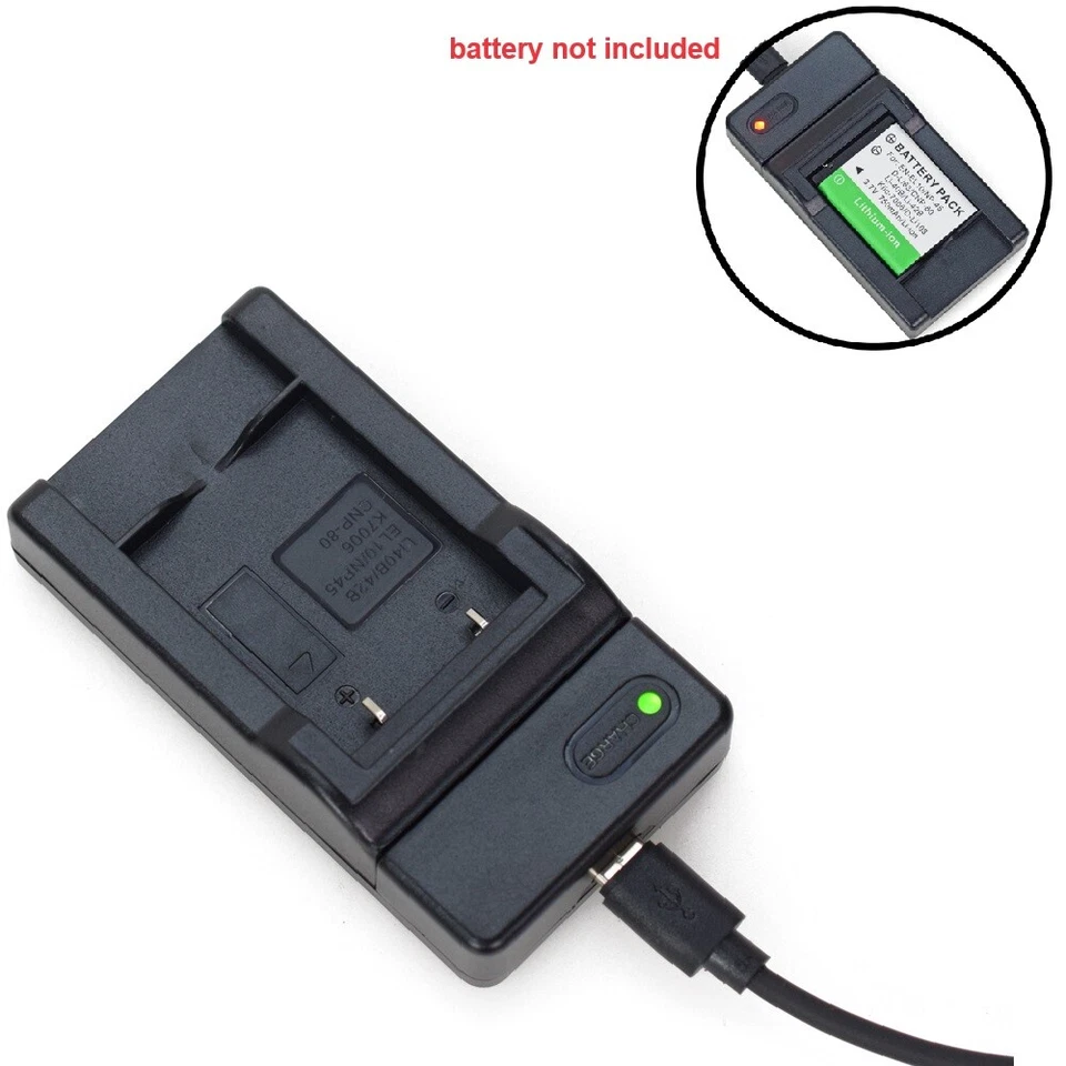 Cargador Batería Para Olympus LI-42B 40B FE-5500 SP-700 C-520 X-820 X-830 X-960