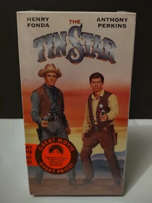 "The Tin Star" (1957) Sealed And New Western VHS 1992 Release  Foto 1 de 4