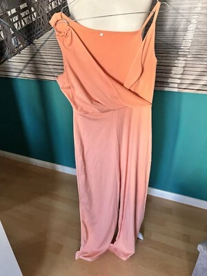Jumpsuit Lachs / apricot Größe S Schicke Details  - Bild 1 von 4
