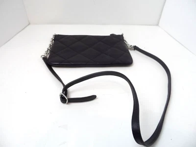 Bolso Bandolera TALBOTS Acolchado Cuero Ciruela 6.5" x 9.5" - En muy buena condición Foto 1 de 4