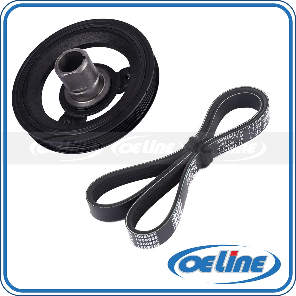 Cinturón serpentino equilibrador armónico para Chevrolet Cobalt Pontiac G5 Sunfire Saturn Foto 1 de 4