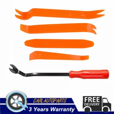 5x Auto Trim Removal Tools Kit Car Panel Dashboard Fastener Remove Pry For Ford - image 1 of 4