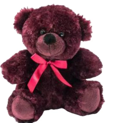 FLASH SALE! New 6" Magical Maroon Plush Comfort Teddy Bear Animal Gift
