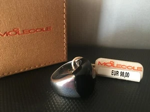 Molecole Argento 925 anello con pietra onice mis. 14 - Foto 1 di 3