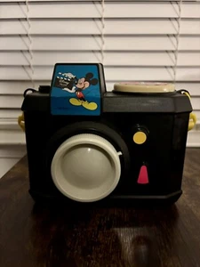 RARE HTF Vintage Disney Camera Lunchbox & Thermos Mickey Mouse MGM Studios - Picture 1 of 21