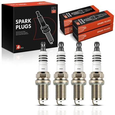 4x Nickel Spark Plugs for Chevrolet Spark 2013-2015 Fiat 500 2014-2017 L4 1.2L - Image 1 of 4