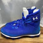 Under Armour Mens Highlight Franchise Football Cleats Size 11 Royal Blue 3023718