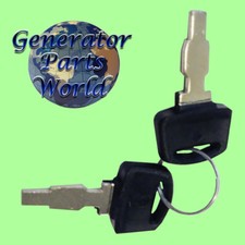 2 Honda Ignition Switch Keys for 35100-Zb4-023 Gas Generator 6 Wire On Off