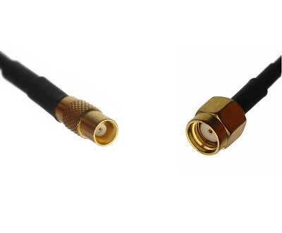MCX Female to RP-SMA Male RF Coaxial Cable For Antenna Radio wifi 0.5~15FT - Image 1 of 3