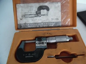 Mitutoyo Micrometer Caliper 0-1" w/.0001" increments; original case  - Picture 1 of 6