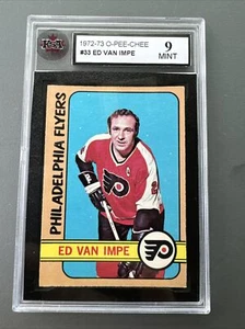 1972-73 O-Pee-Chee ED VAN IMPE Philadelphia Flyers OPC Hockey Card #33 KSA 9MINT - Picture 1 of 4