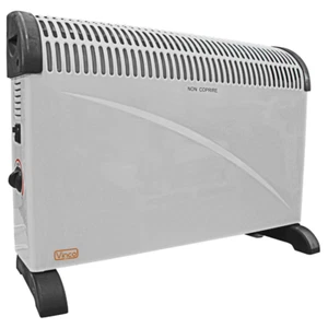 TERMOCONVETTORE STUFA ELETTRICA 2000 W VENTILATO VINCO 70504 RISCALDAMENTO CALDO - Foto 1 di 3