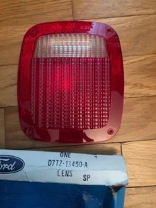 NOS 1977-1979 Ford F100 F250 Tail Lamp Lens D7TZ-13450-A - Picture 1 of 1