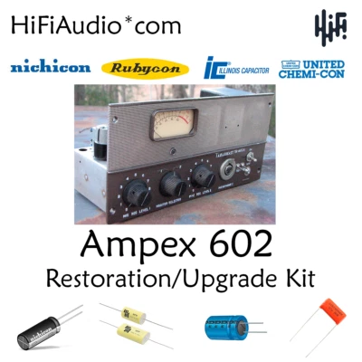 Ampex 602 Kit Restauración Actualización Recapitulación Condensador Reconstrucción Foto 1 de 4