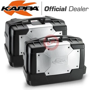 KIT VALIGIE LATERALI MOTO KAPPA GARDA 33/46L KGR33+KGR46 STILE ALLUMINIO MONOKEY - Imagen 1 de 7