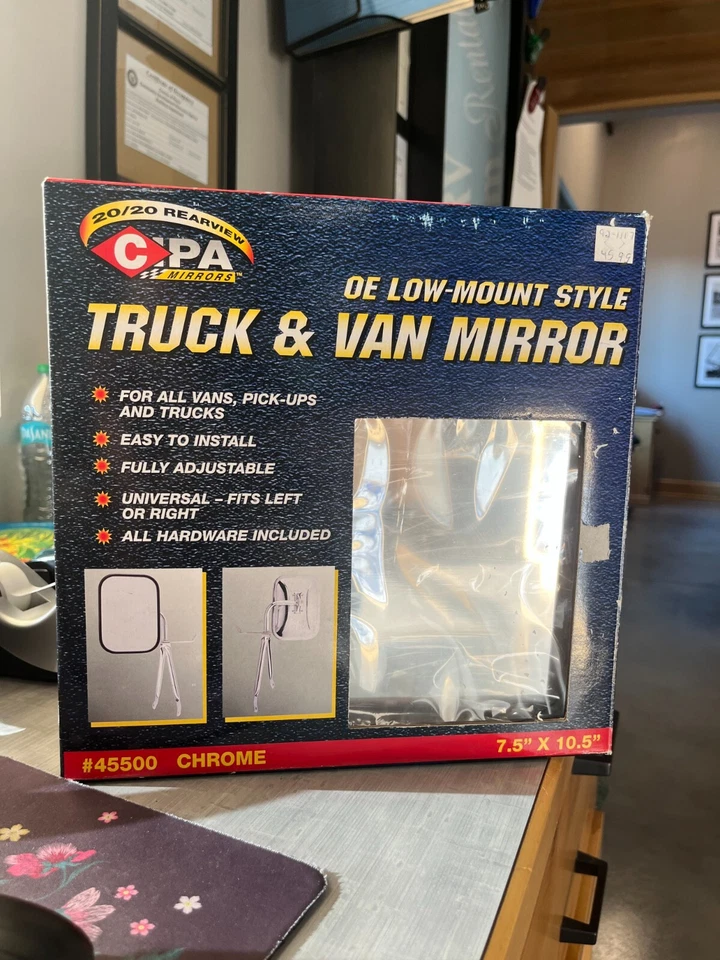 Espelho estilo caminhão e van CIPA OE montagem baixa - Imagem 1 de 1