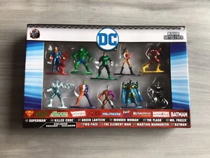 DC Nano Metalfigs Die-Cast 10 Pack Superman Green Lantern Flash Batman Freeze - Picture 1 of 20
