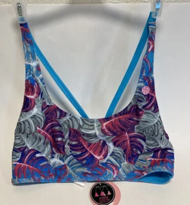 Maui And Sons Womens Reversible Swimsuit Top- Size XL- NWT- Free Shipping! - Picture 1 of 5