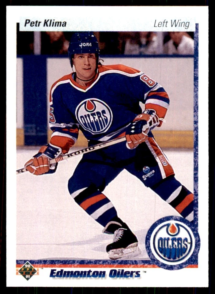 1990-91 Upper Deck Petr Klima Hockey Cards #282 - Image 1 of 2