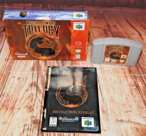 Mortal Kombat Trilogy (Nintendo 64 N64) CIB LN con protector EN CAJA - Imagen 1 de 24