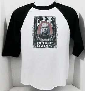 T-SHIRT BILONDIE new rock debbie harry tutte le taglie S M L XL XXL 3XL new wave anni 80 - Foto 1 di 3