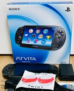 PlayStation Vita PS Vita Crystal Black Console Wi-Fi Model PCH-1000ZA01 2011 - Picture 1 of 8