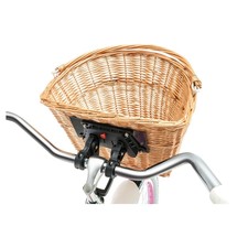Schwinn Wicker Handlebar Front Bike Basket- Carry Essentials while you bike!