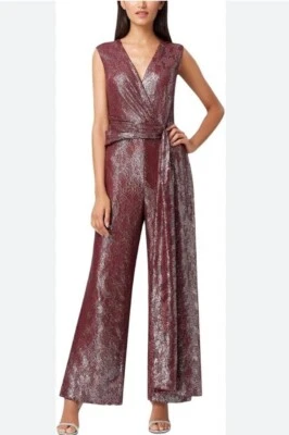 Mono envolvente sintético de encaje de lámina para mujer Tahari ASL talla 6 Foto 1 de 4