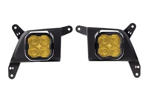 Diode Dynamics SS3 Amber Sport LED Fog Light W/Backlight For 20-22 Chevy 2500 - Picture 1 of 11