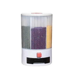 Household Divided Grains Classification Rice Bucket Insect-proof Sealed Rotation - Picture 1 of 6