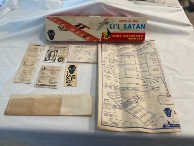 Carl Goldberg :Li’l Satan Box & Blueprint / Sticker Only : Blue Writing Kit G12 - Image 1 of 4